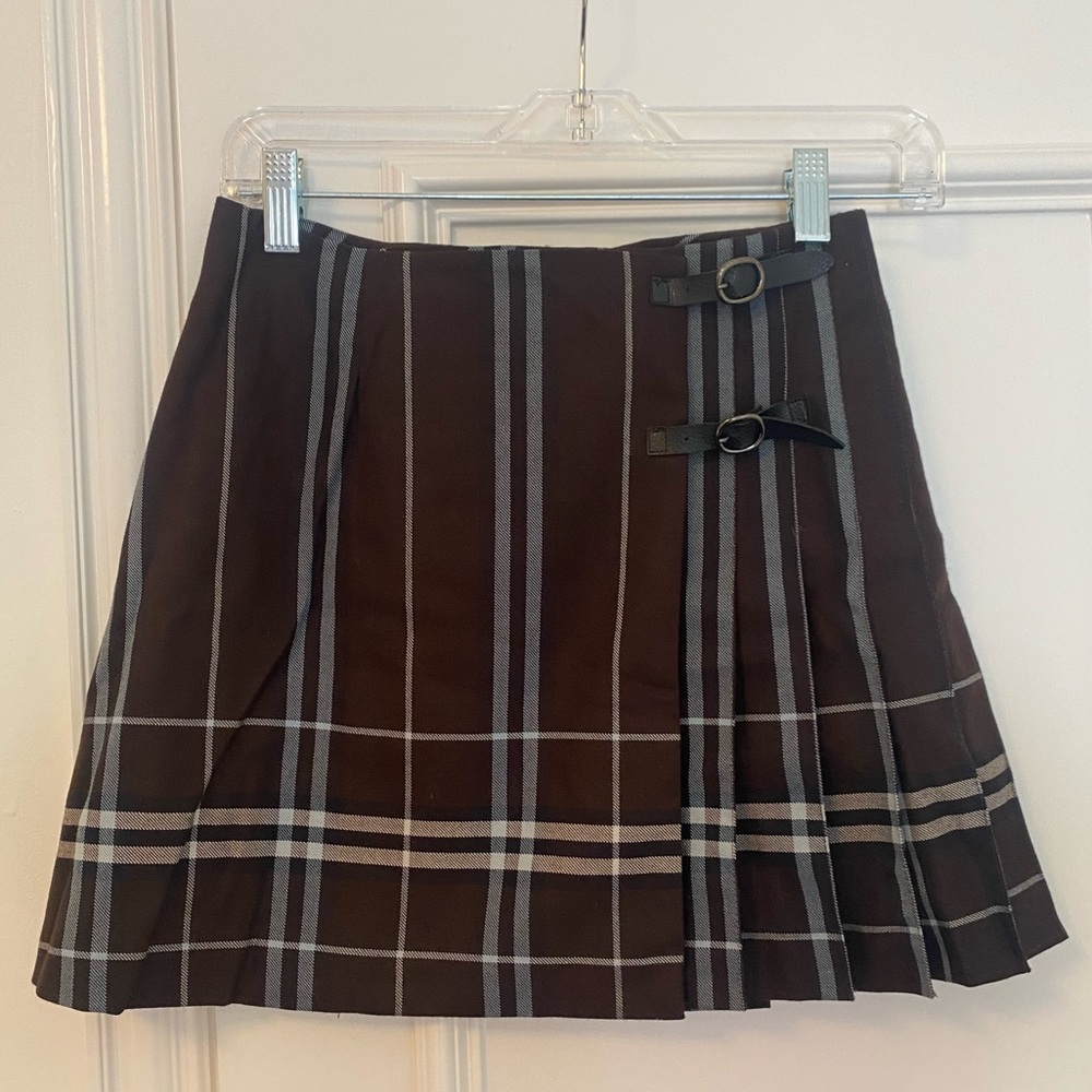 Burberry plaid skirt kids size 14